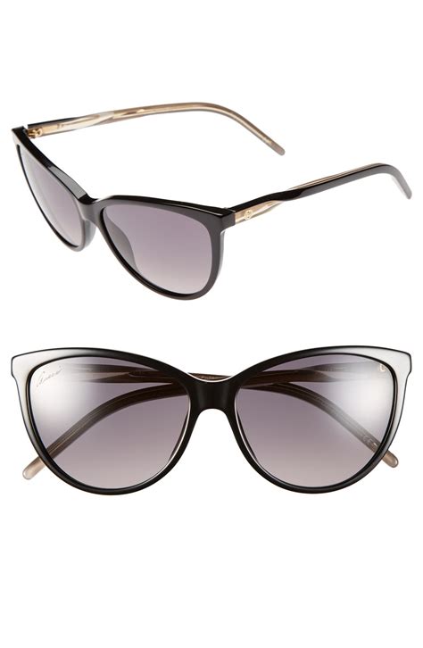 58mm cat eye sunglasses gucci|gucci cat eye glasses frames.